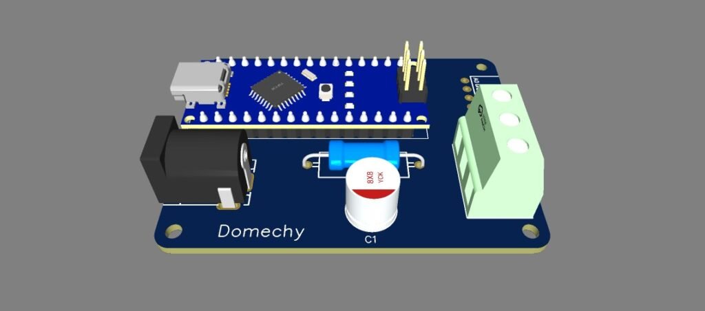3D model of clap activated LED light