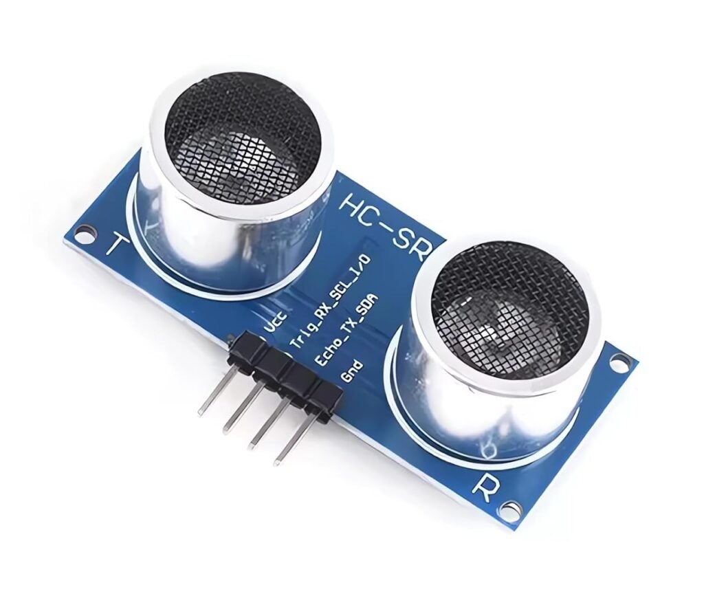 HC-SR04 ultrasonic sensor as the robot eyes