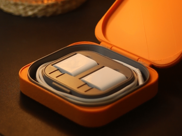 Charger Case for Adapter and Cable