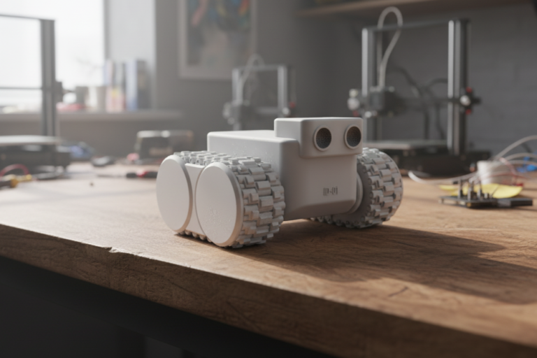 3D Files: DZ01 Mobile Robot with Track