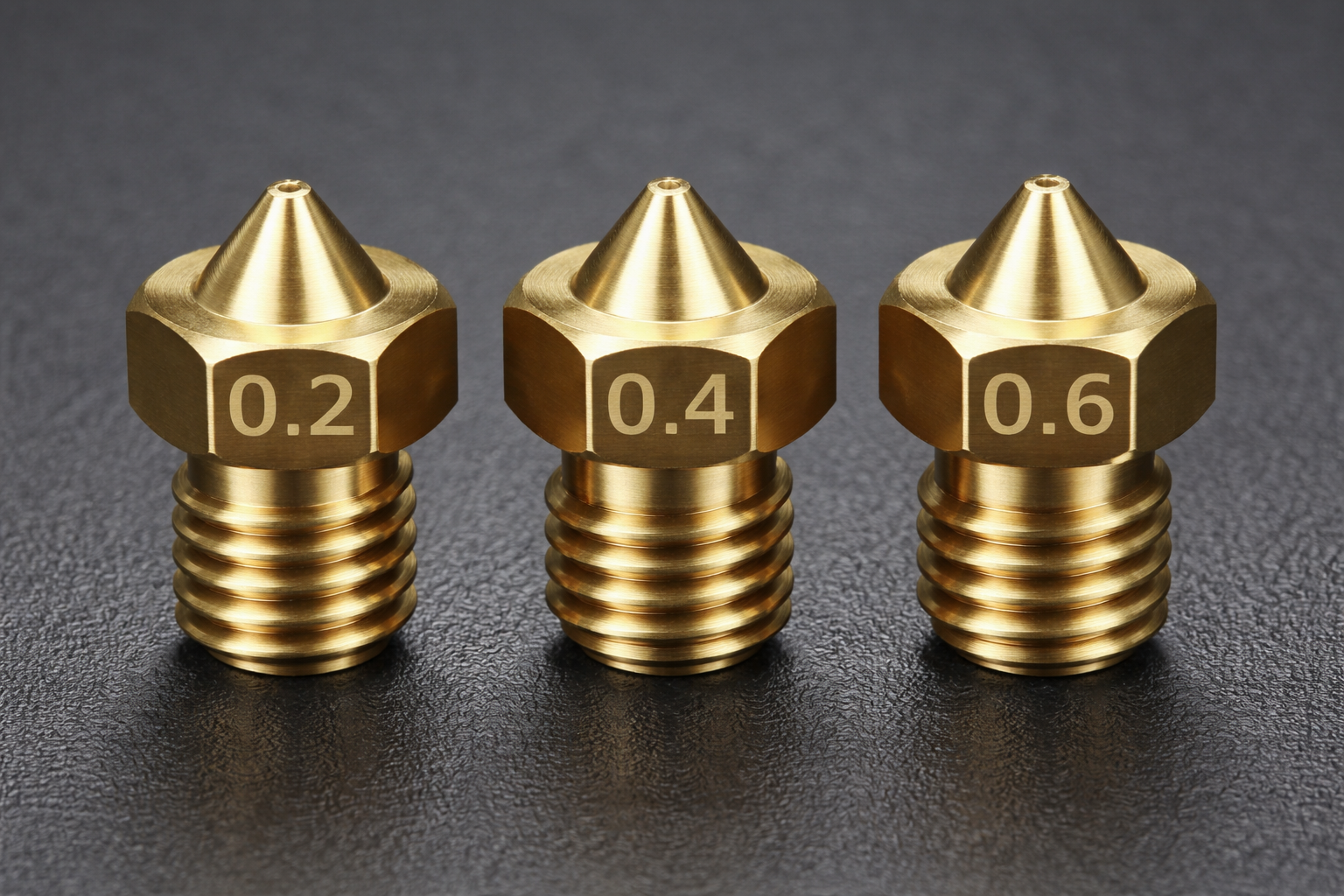 3D Printer Nozzle Size Guide: 0.2mm vs 0.4mm vs 0.6mm