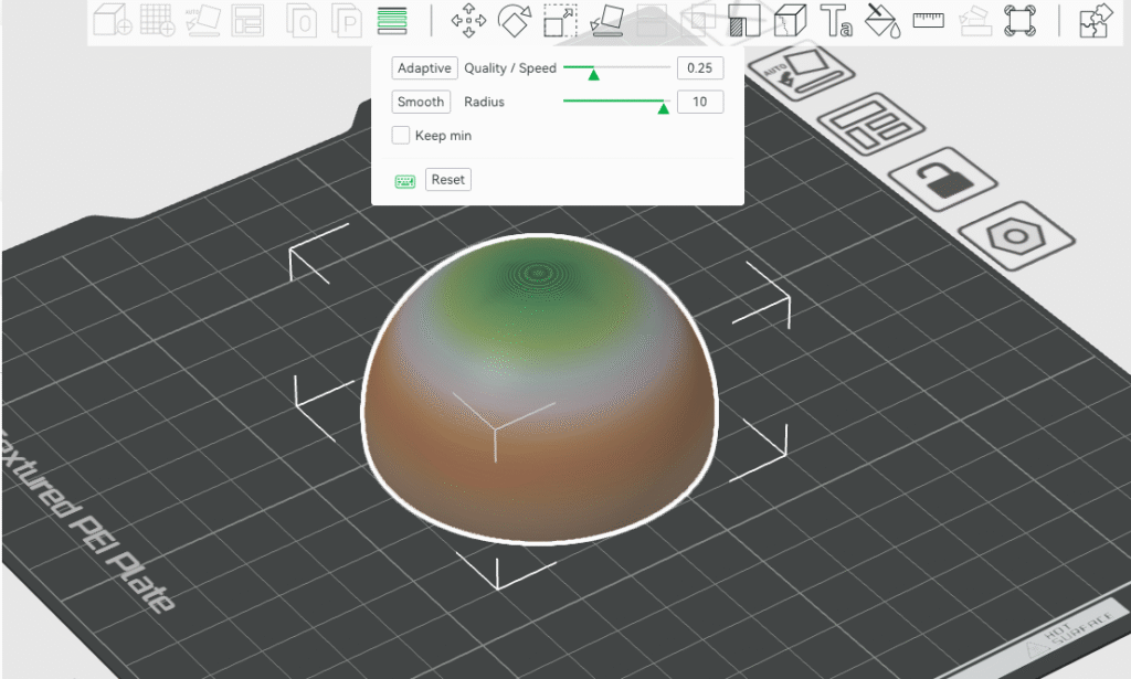 adaptive layer height