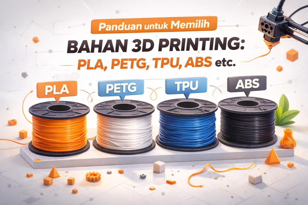 Panduan Pilih Filamen 3D Print