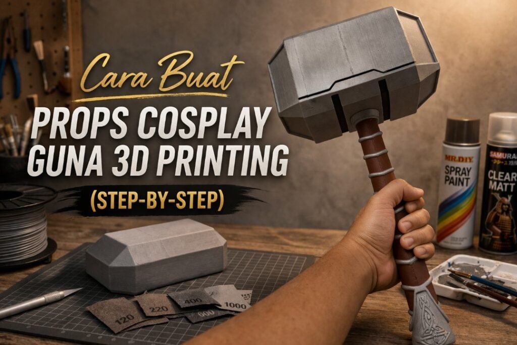 3D printer thor hammer cosplay props