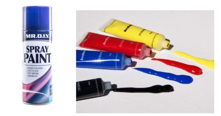 Contoh penyembur cat warna dan cat akrilik