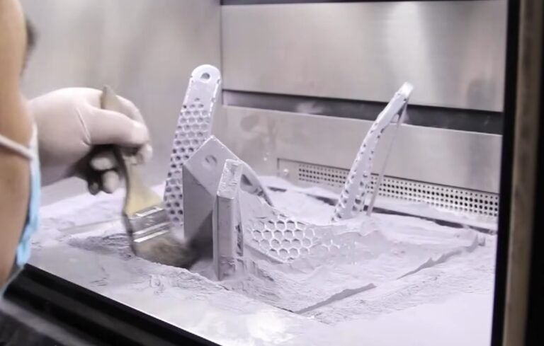 Kerja post-processing pembersihan serbuk logam