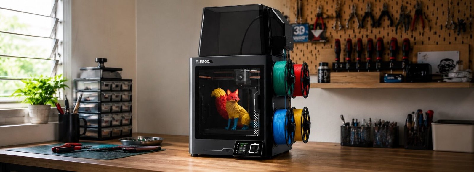 Elegoo Centauri Carbon 2 Combo printer mampu milik