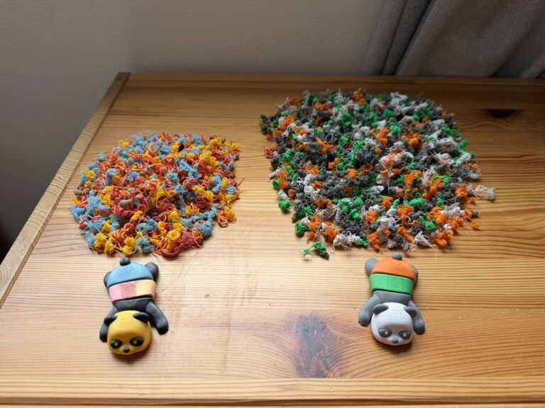 4 colors on Bambu Lab X2D vs P2S
