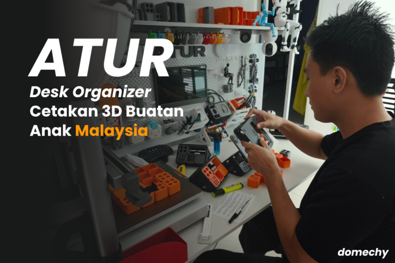 ATUR: Penyusun Meja Modular Cetakan 3D Buatan Anak Malaysia