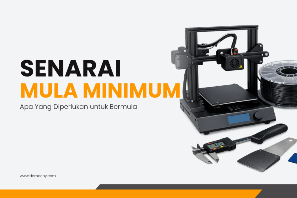 senarai mula minimum 3D print