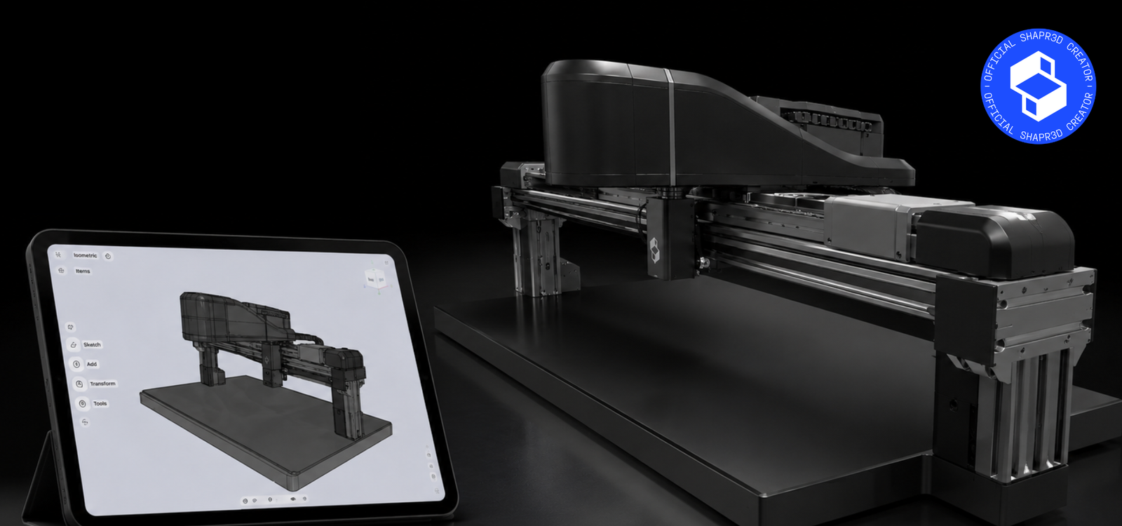 Designed in Shapr3D and built in real life