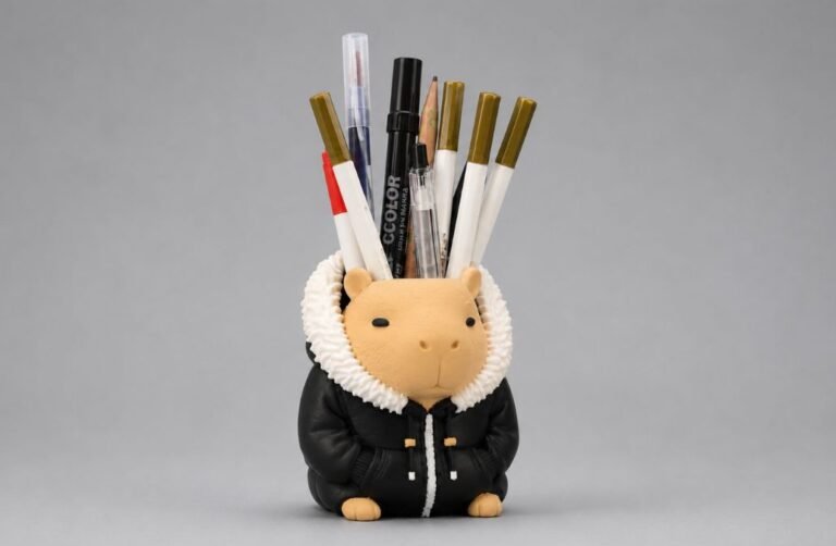 Free Capybara Pen Holder 3D Model