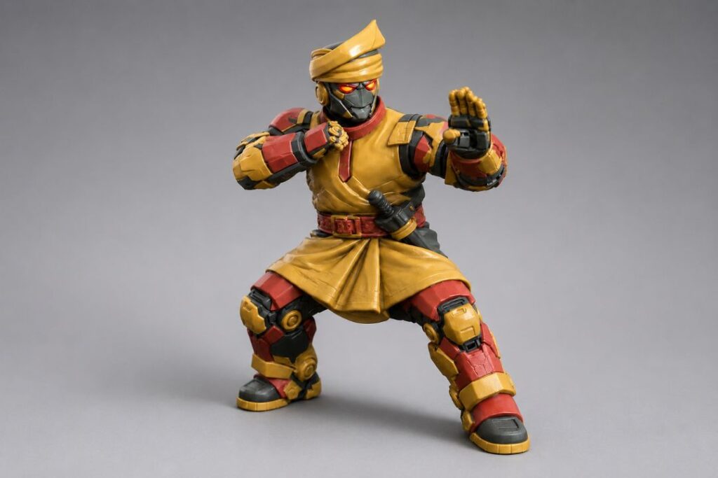 Mecha Silat Warrior resin 3D printable figure STL