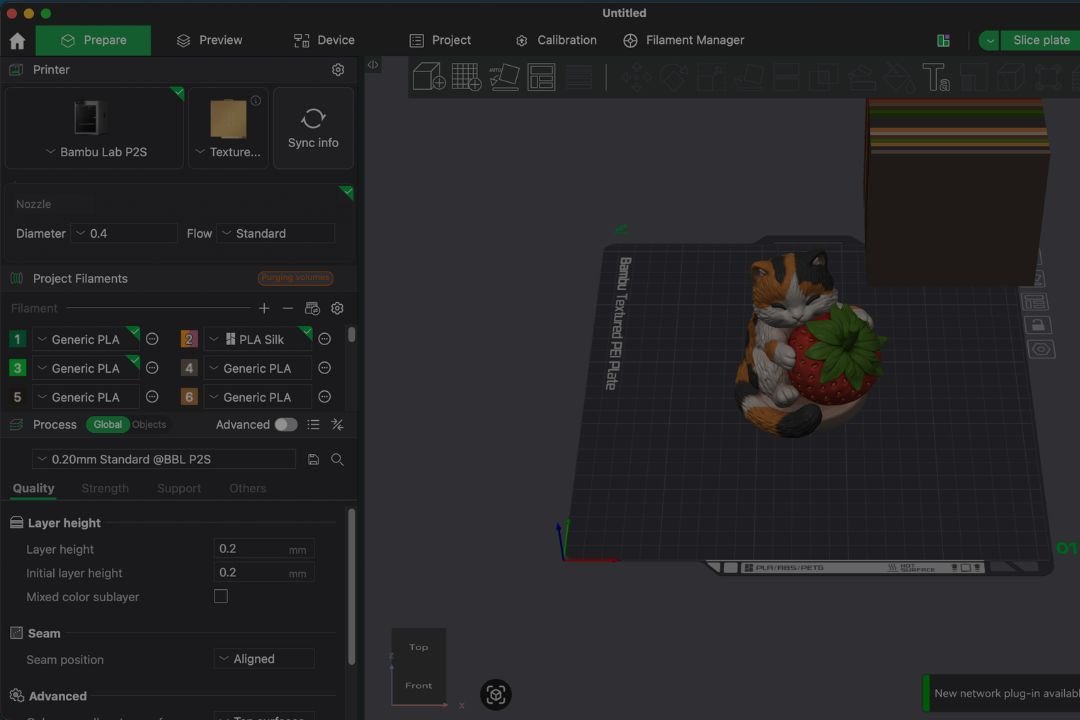 Print Settings and Quality