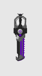 Free Futuristic Sci-Fi Sword Replica 3D Model, image 5