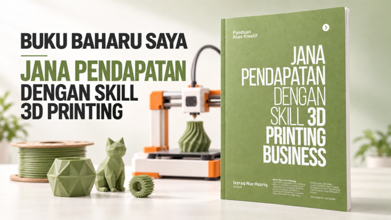 Buku Baharu Saya: Jana Pendapatan dengan Skill 3D Printing Business