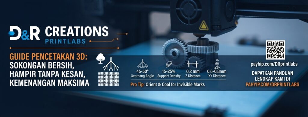 Panduan Lengkap Sokongan Percetakan 3D: Cetakan Bersih, Kesan Minima, Kejayaan Maksima
