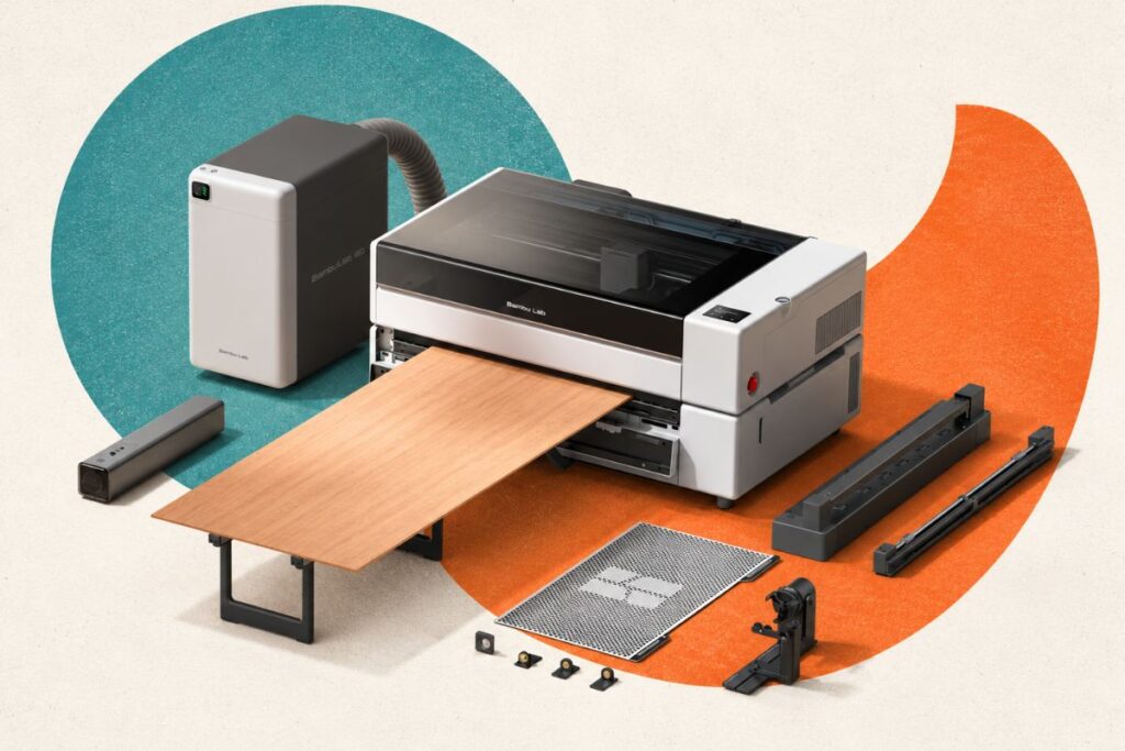 Bambu Lab R1 Launches: 55W CO₂ Laser Cutter and Engraver