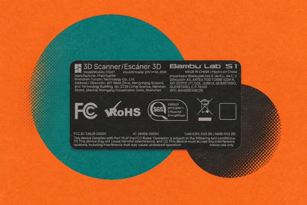 Bambu Lab S1 3D Scanner Confirmed By FCC Filing, And It Looks Handheld