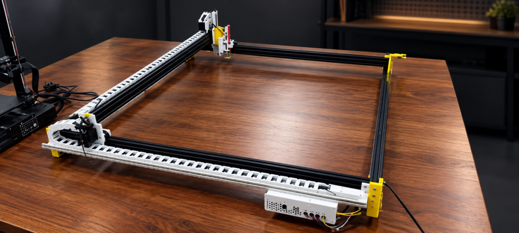 Mesin CNC Pen Plotter berasaskan Arduino Uno.