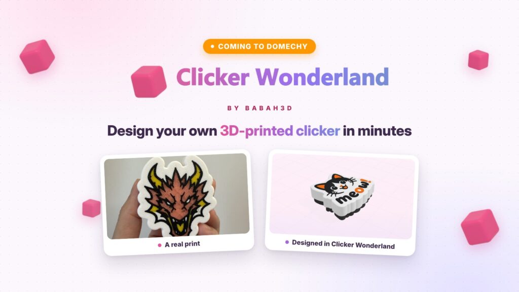 Clicker Wonderland – design your own 3D-printed clickers!